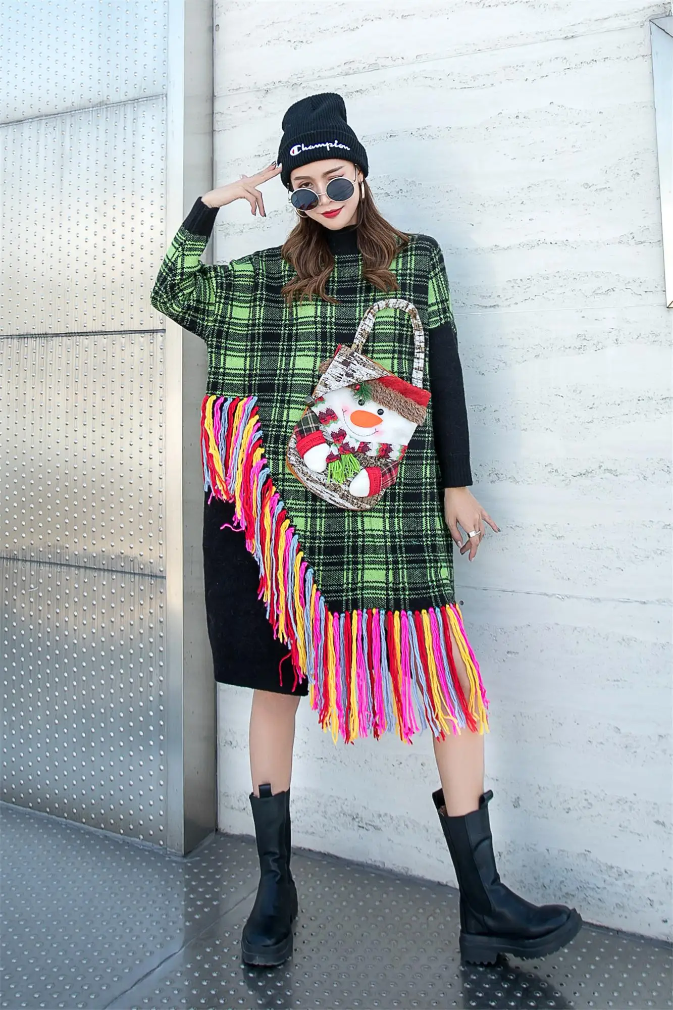 

Tassel Knitted Women Sweater Long Sleeve Pullover Outwear 2021 Spring Autumn Casual Loose Sweaters Oversized Pull Femme