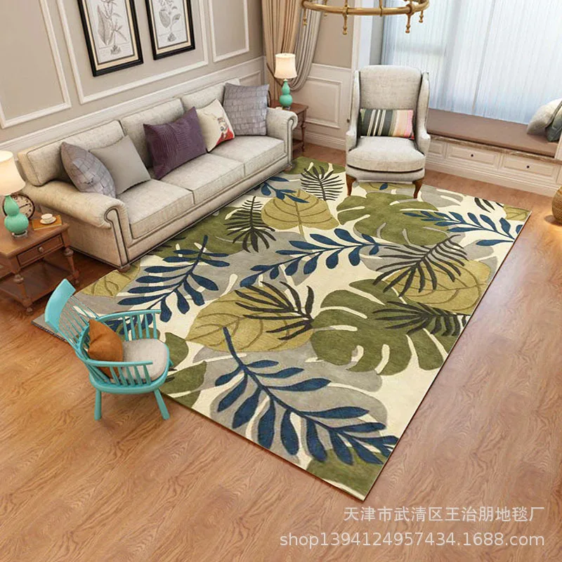 Коврики с китайским цветочным принтом 3D коврики для гостиной дивана большие - Фото №1