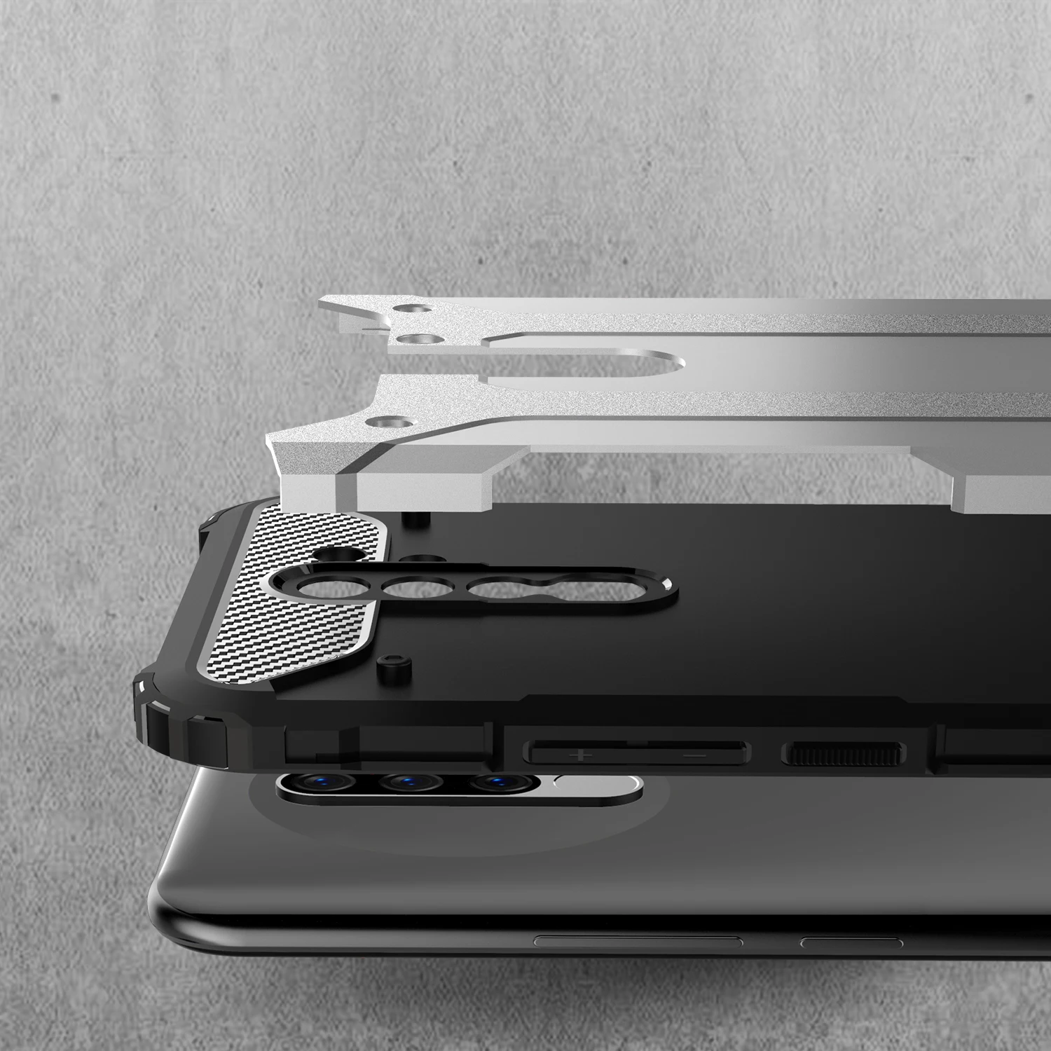 phone case for xiaomi redmi poco f1 note 4 6 7 6a 4x 5 7a k20 9t pro plus heavy protection shockproof rugged armor pc case cover free global shipping