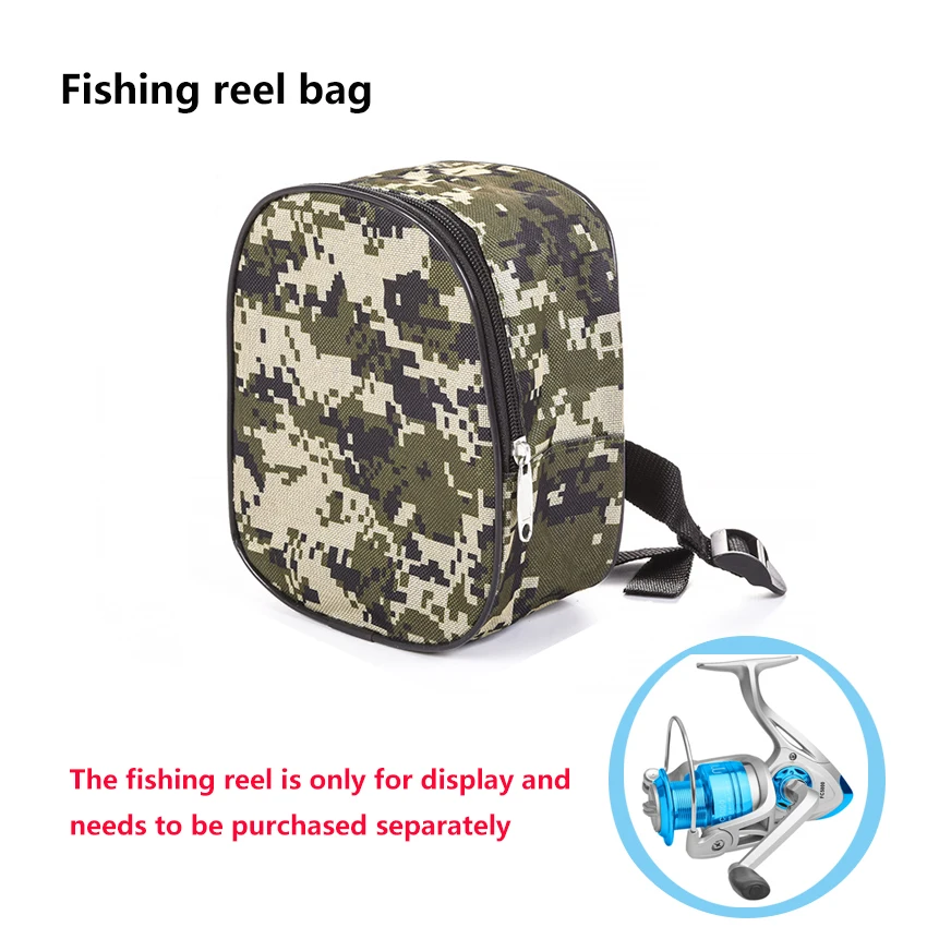 

Портативные мини сумки для рыбалки Карманный чехол для рыболовных снастей для спорта на открытом воздухе Спиннинг рыболовная Катушка защи...