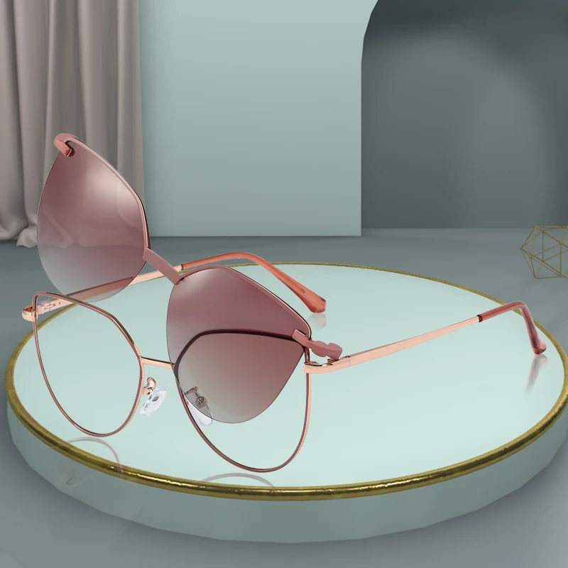 

Солнцезащитные очки «кошачий глаз» для мужчин и женщин UV400, винтажные поляризационные, с защитой от синего света, в металлической оправе, 2022