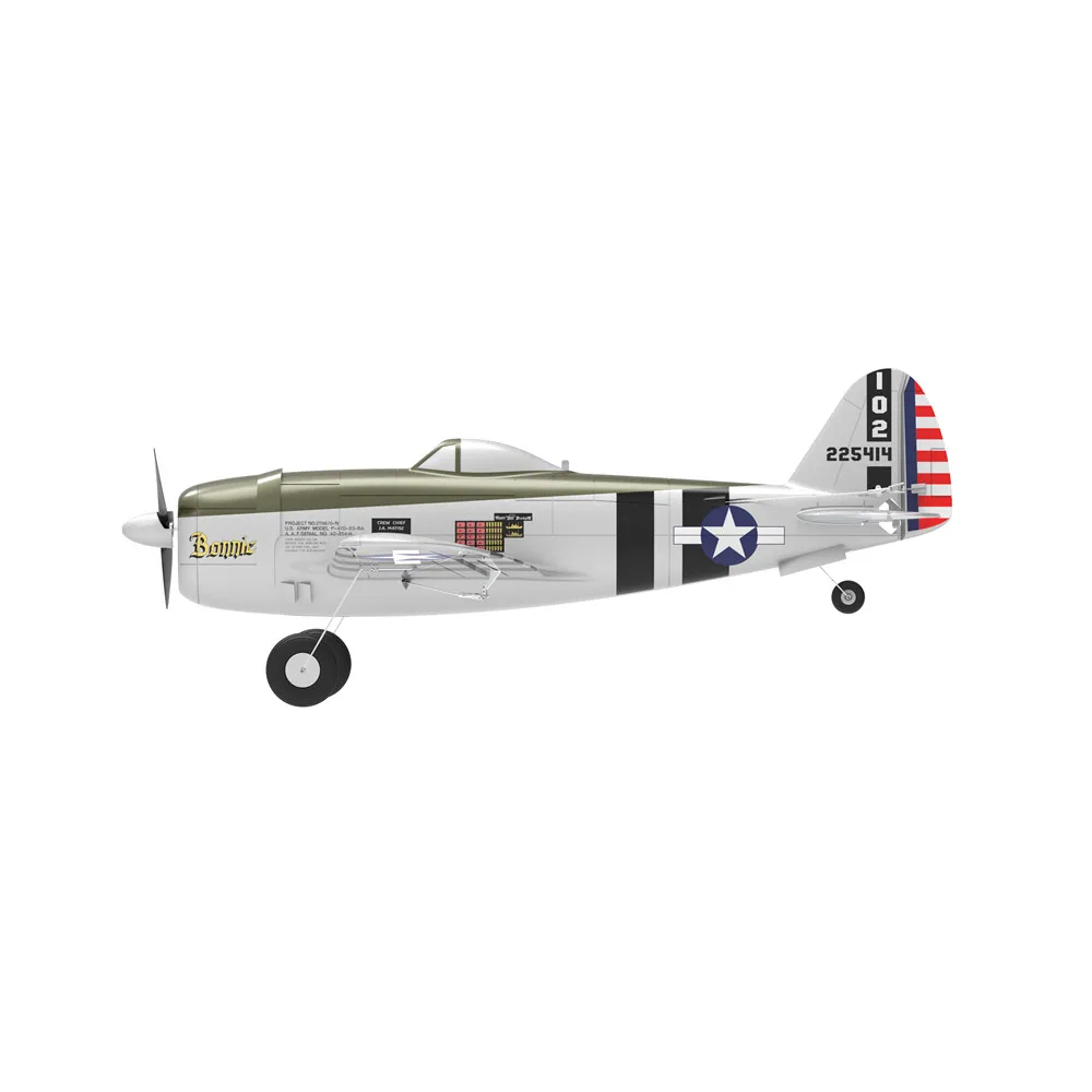 Eachine Mini P 47 Razorback Bonnie Warbird EPP 500 мм Wingspan RTF 2 4G 6 осевой гироскоп стабилизатор