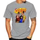 Новинка, карикатурная футболка SEINFELD, мультяшный Крамер кострофа элаин Джерри
