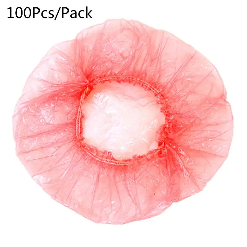 

100 шт./компл. одноразовые душ; Резинка для волос, обтянутая тканью для дома салон, отель