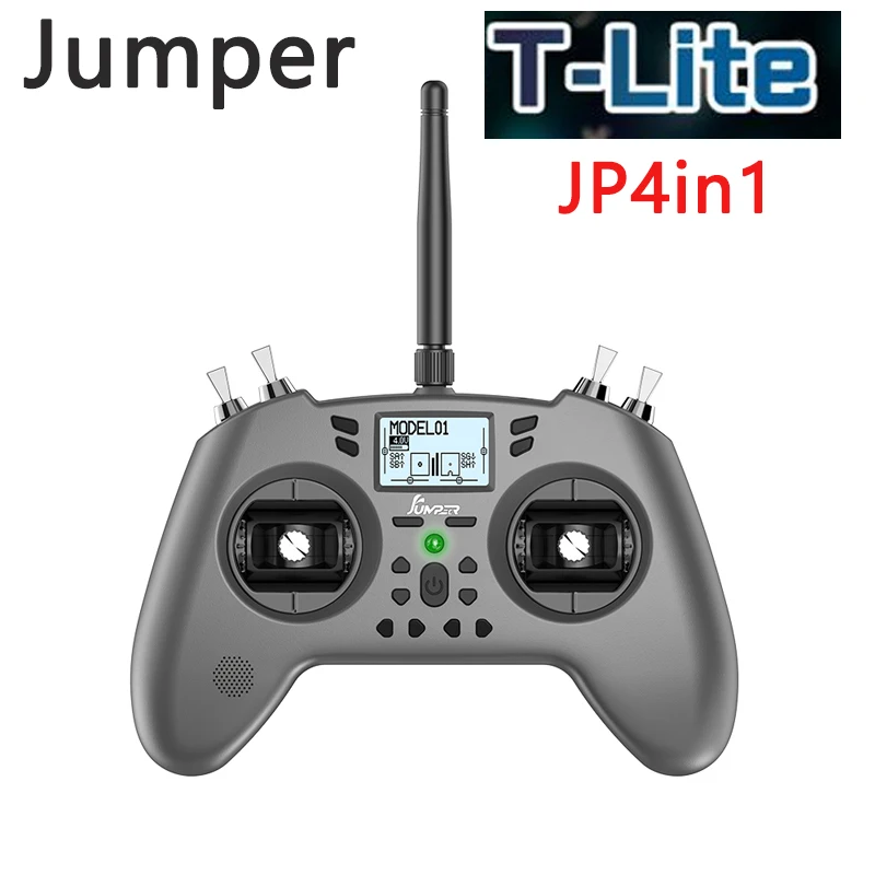 

Jumper T-Lite Open TX JP4IN1 Remote Controller Game Sharp Multi-Protocol Transmitter Hall Sensor Gimbals Single RF CC2500 R1F R8