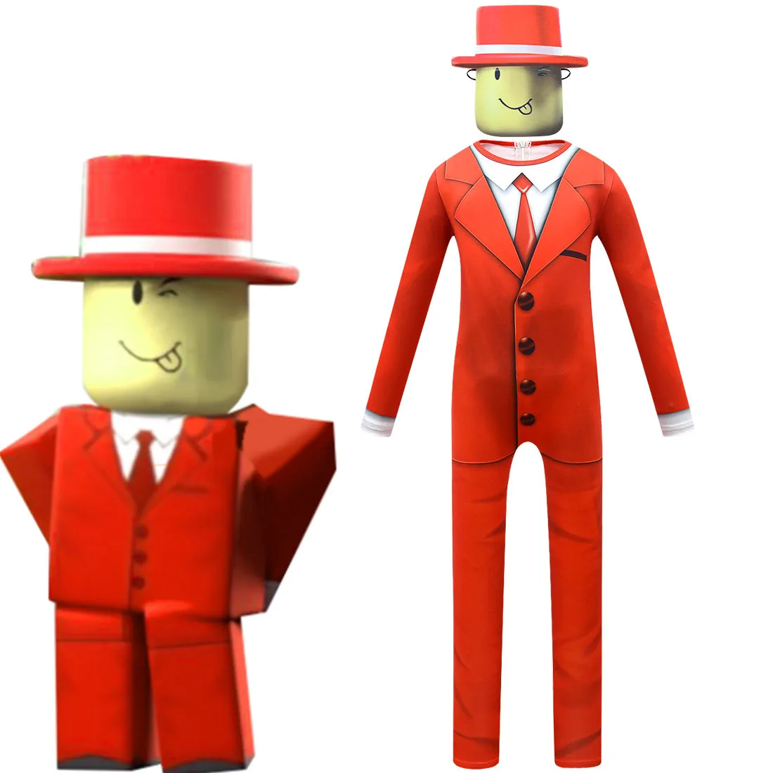 Новинка! Аниме Косплей Карманный комбинезон Devs Roblox маска наборы для мальчиков