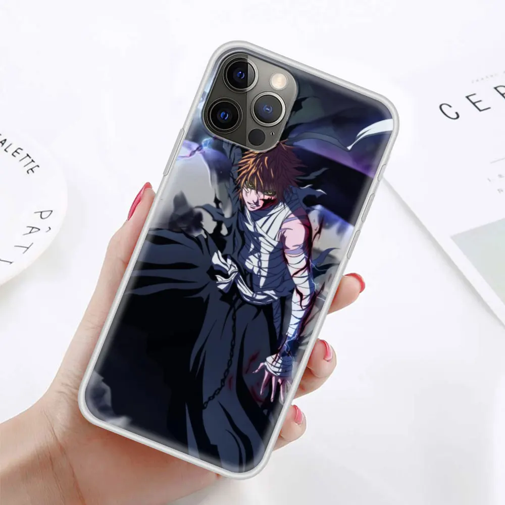

Bleach Ichigo Kurosaki Phone Case For iPhone 12 Mini 11 Pro X XS Max XR SE 2020 7 8 6 6S Plus Soft TPU Cover Coque Housing Capa