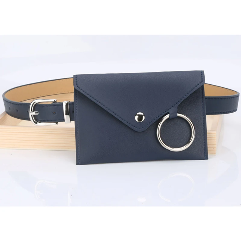 Женская поясная сумка из искусственной кожи кошелек на ремне маленький