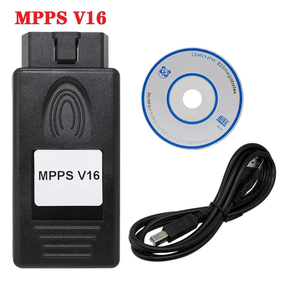 Инструмент для чип-тюнинга OBD2 автомобиля MPPS V16 ECU EDC15 EDC16 Inkl Checksum последняя версия