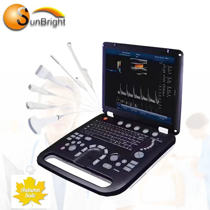 Medical 4D color Doppler machine ecografo portatil ultrasound scanner CW PW cardiac ultrasound