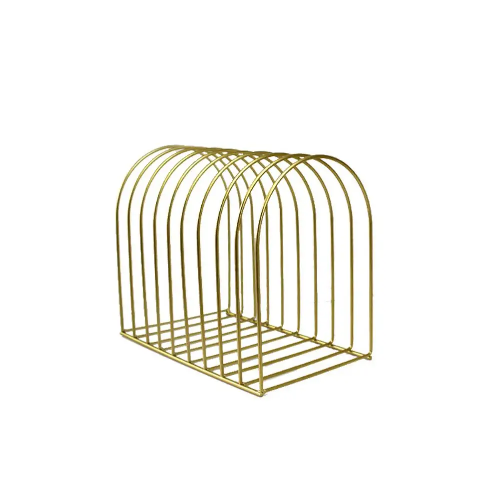 

Metal Bookshelf Stand Book Standing Document File Desktop Manager Holder