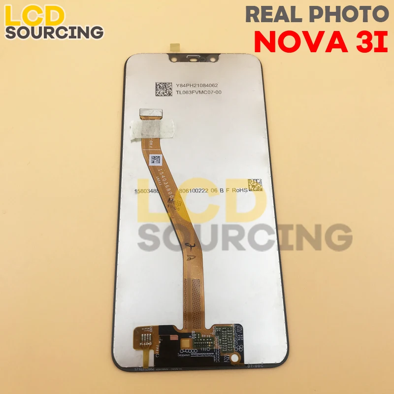 6," для huawei Nova 3 lcd PAR LX1 сенсорный экран панель дигитайзер сборка Рамка для Nova 3i дисплей Замена INE-LX2