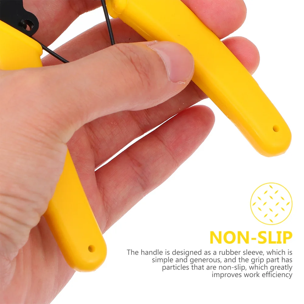 

1Pc Household Repairing Plier Internal Retainer Ring Plier Circlip Plier Yellow