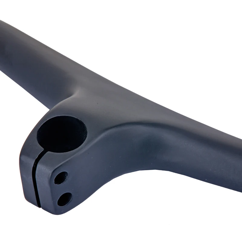 Цена Интегрированный руль из углеродного волокна, UD, матовый глянцевый черный цвет, велосипедный руль для горного велосипеда