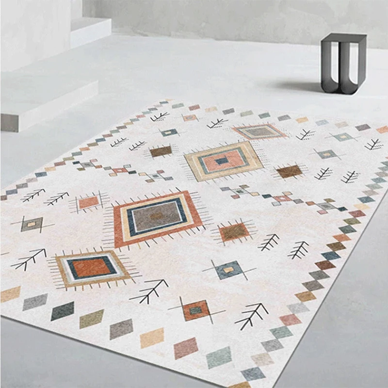 nordic ethnic living room carpet moroccan simple sofa coffee table bedroom non slip floor mat household large area carpet tatami free global shipping