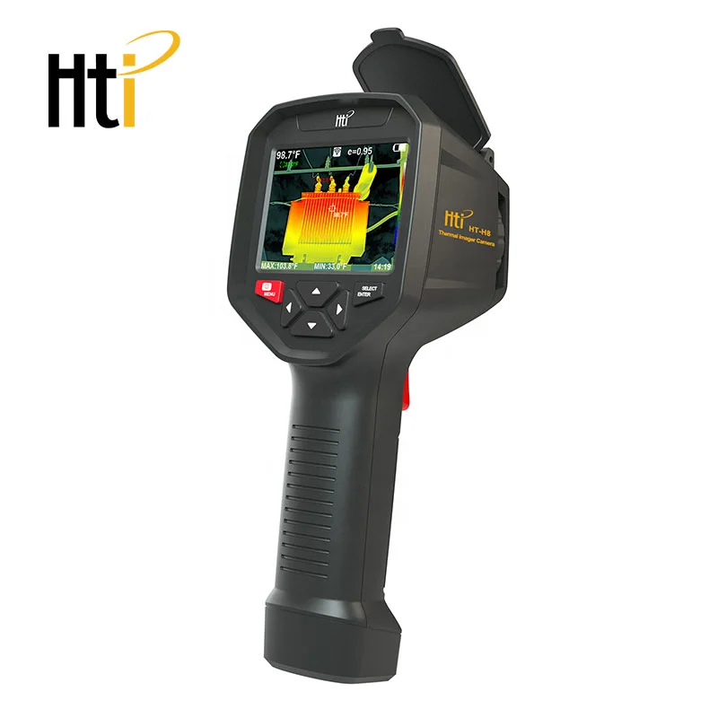 

HTI HT-A9 тепловой инфракрасный 320*240 Wi-Fi функция тепловой сенсорной камеры 2021 Новинка Горячая Распродажа портативных изображений OEM,ODM +-2%