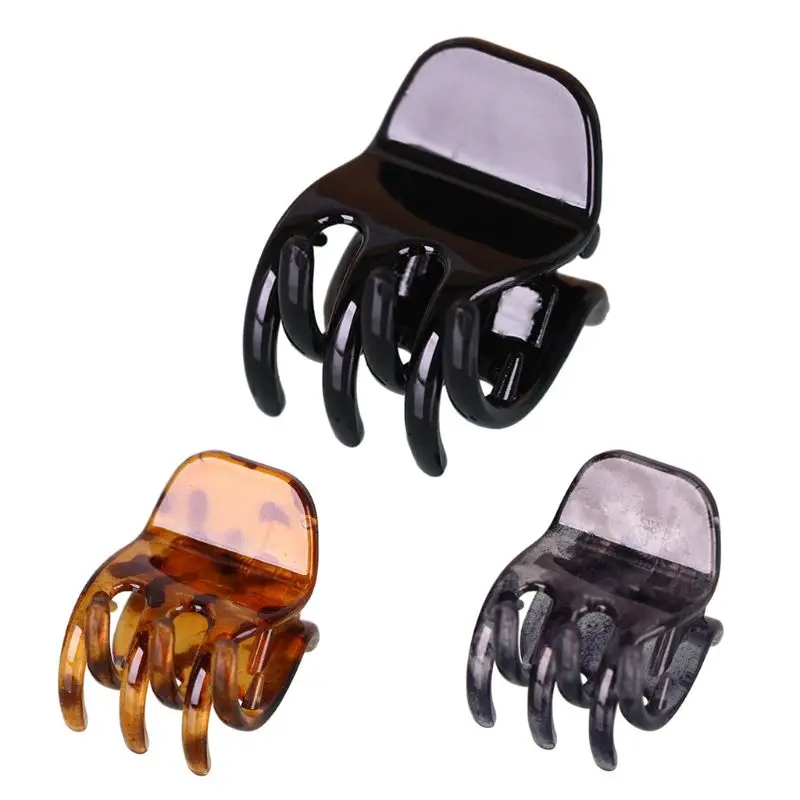 

24Pcs Plastic Mini Hair Claw Clamp Non-Slip Mini Jaw Clips Barrette Styling Tool XX9D