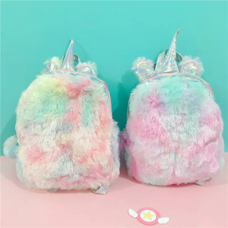 30 см Kpop Красочные Единорог животных плюшевые сумки рюкзак мультфильм