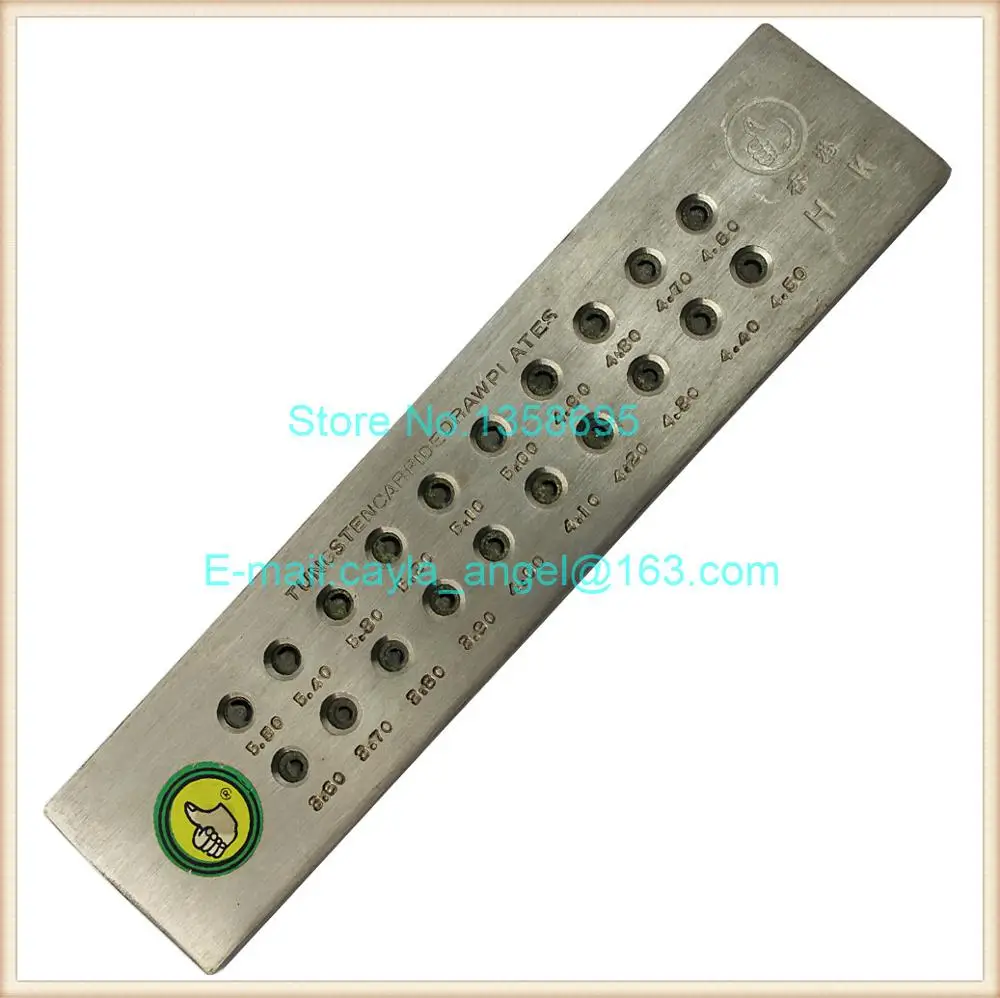 C Round Tungsten Carbide Drawplate Wire Drawplates jewelry diy making Tools Hole Size 1.10-3.00mm/3.10-5.00mm Fineness Dies Set | Украшения