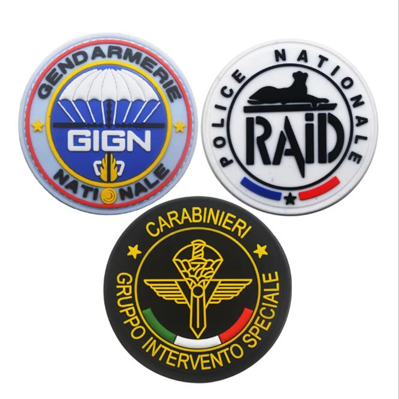 3D новинка ПВХ нашивка с испанским флагом белка Викинг Волк пожарный медаль