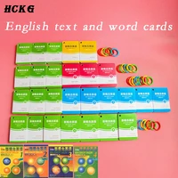 new english concepts 1 4 text cards word bilingual control portable textbook books for kids libros livros manga art chinese