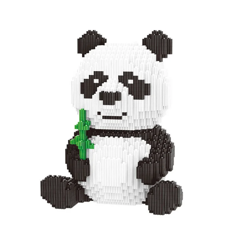 3689pcs Cartoon  DIY Assemable Panda Mini Blocks Educational Animal Toys for Children Building Blocks Model Bricks