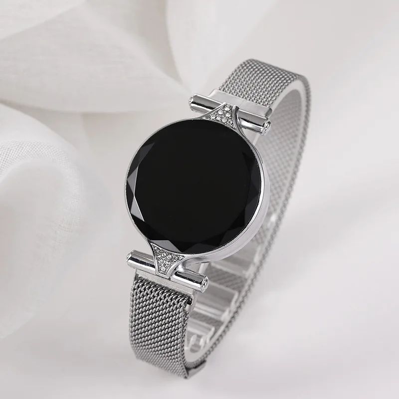 Модные часы для женщин 2020 женские наручные со светодиодом Кожаный Дамский