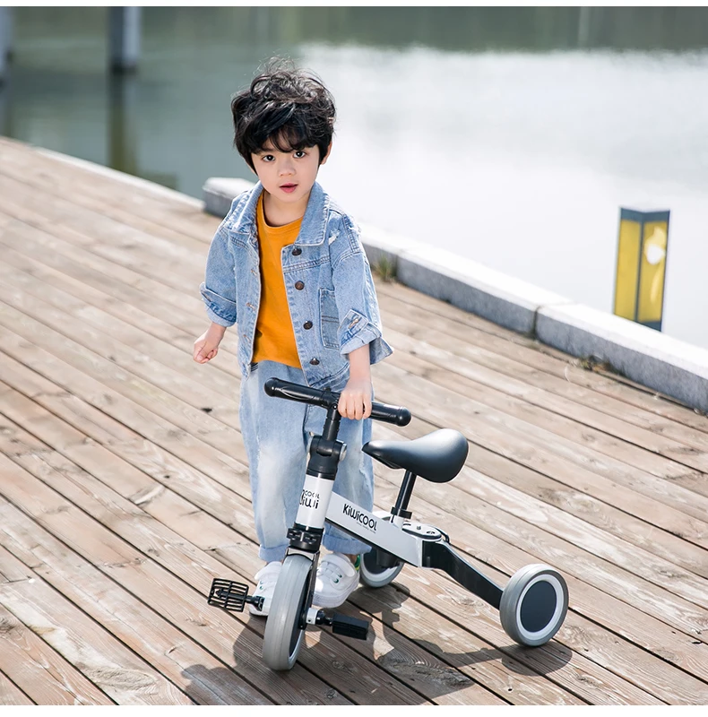 

Детский трехколесный велосипед 3 в 1, из углеродистой стали, складной слайд