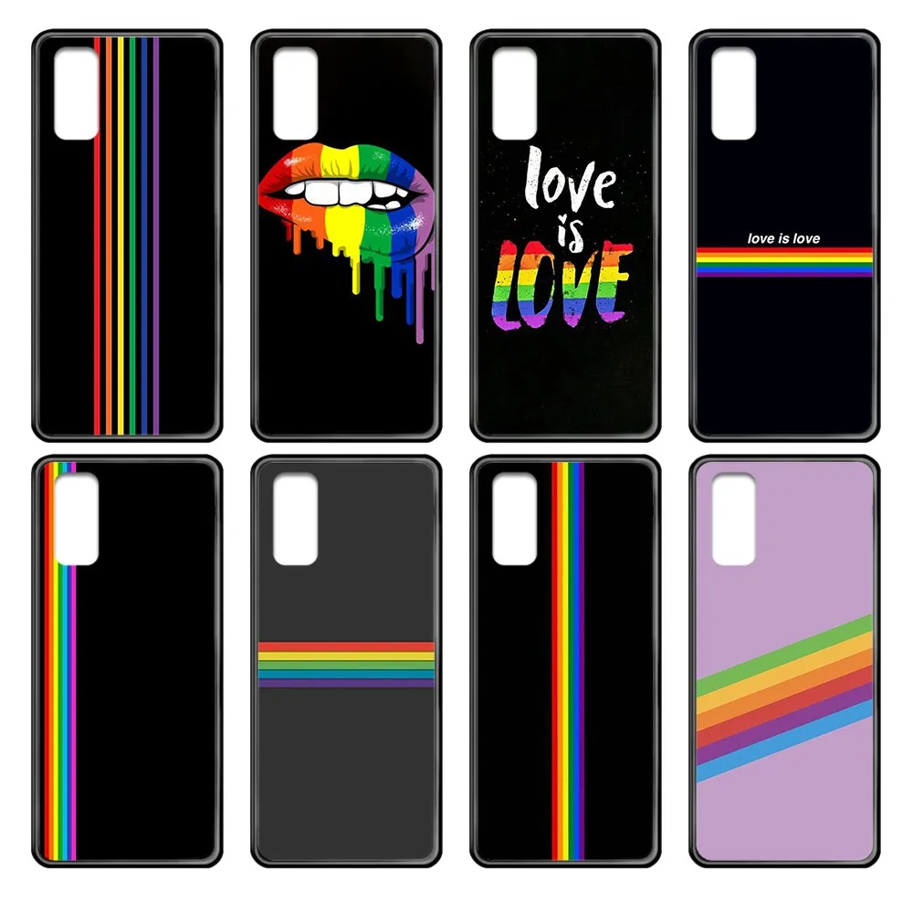 Радуга ЛГБТ художественный корпус черный чехол для телефона Корпус Samsung Galaxy J S 1 2 3