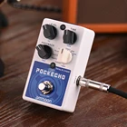 Ammoon POCKECHO Delay  Looper гитарный эффект педаль 8 эффектов задержки макс. 300s петля время Tap Tempo функция True Bypass