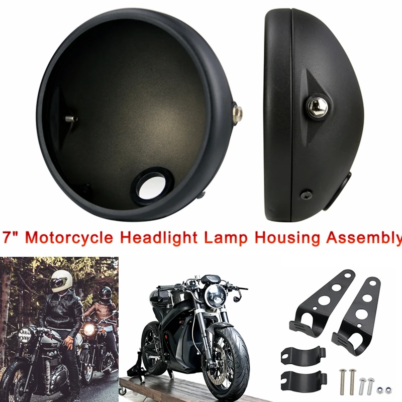 7 &quotсветодиодные фары для Harley FLSTC Ultra Classic Road King Yamaha Star V 650 1100 Deluxe Indian Scout Chief Vegas 8 Ball| |