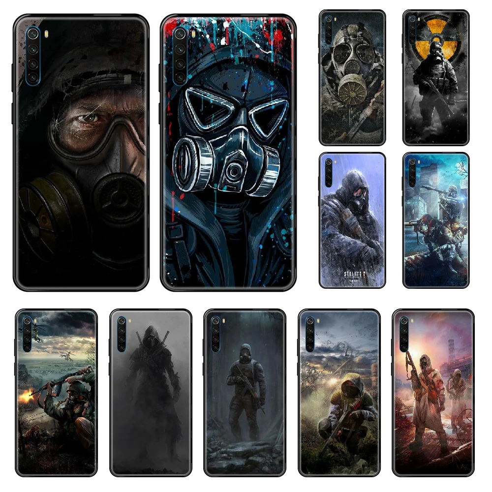 Чехол для телефона с прозрачным небом Game Stalker Xiaomi Redmi Note S2 4 5 6 7 8 A S X Plus Pro черный