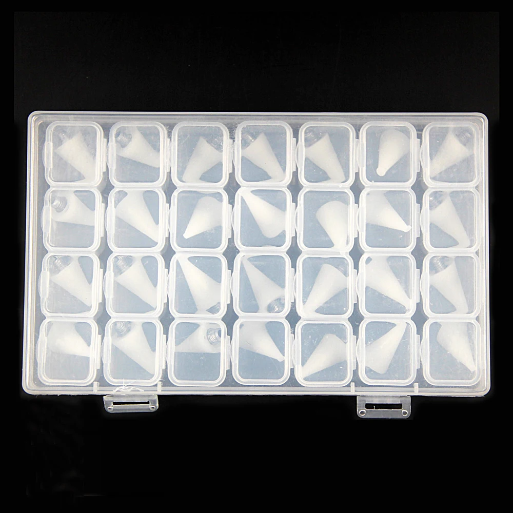 

BQAN 4PC/28PC Wax Replacement Heads Rhinestone Picker Wax Tips Accessory for Dual Ended Wax Nail Rhinestones Picker Dotting Pen
