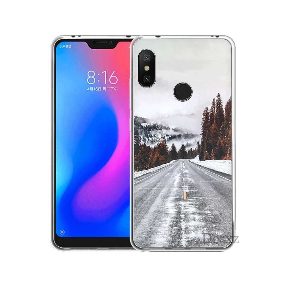 Чехол для мобильного телефона Xiaomi Redmi Note 6 7 Pro 5A 4 4X 3 5 Твердый чехол зимняя Снежная