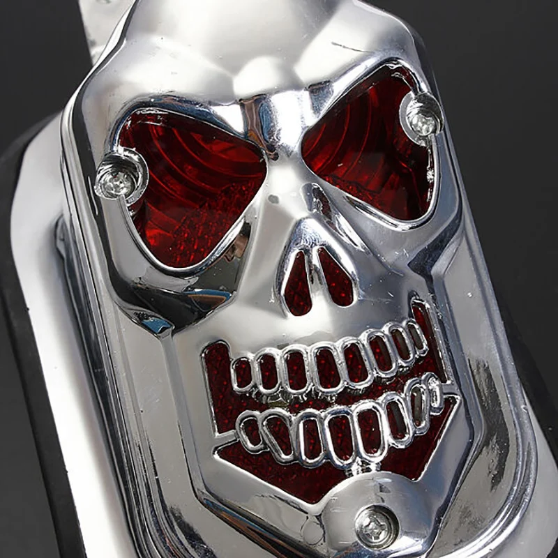 Череп мотоцикла ATV задний светильник сигнала поворота Стоп сигнал пластина| |