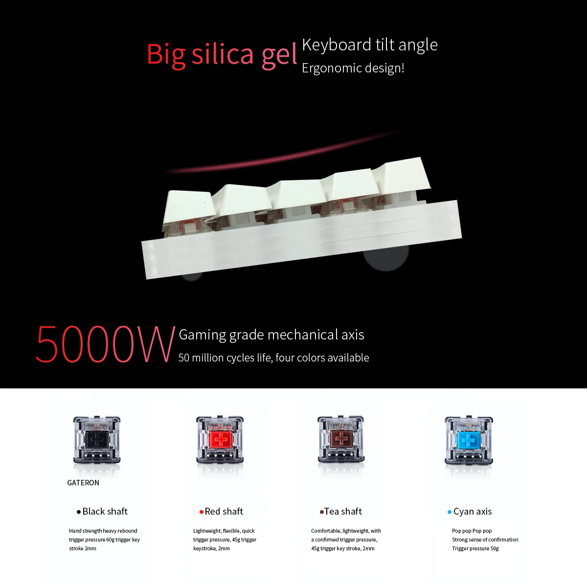 personalizado 60% 61 caso pcb swappable interruptor