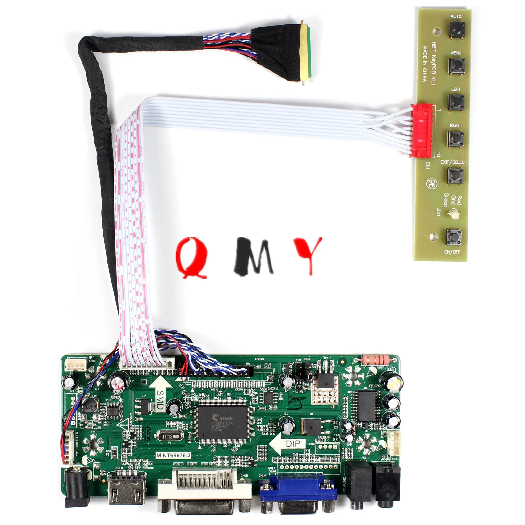 HDMI + DVI VGA набор для платы ЖК контроллер светодиодный Ной панели 1366X768 LTN116AT04 экран