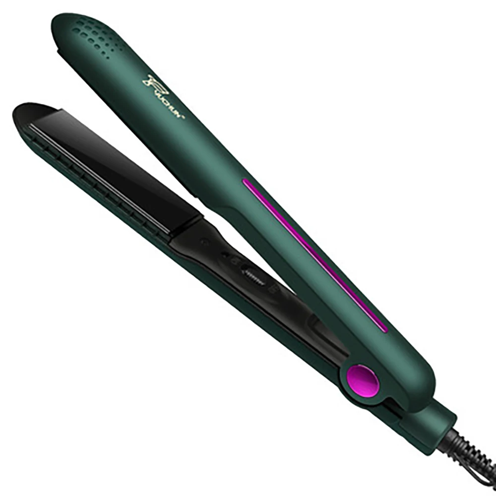 

2in1 Professional Hair Straightener Curler Ceramic Fast Heating Plate Flat Irons Negative Ion Straighting Styling Tool