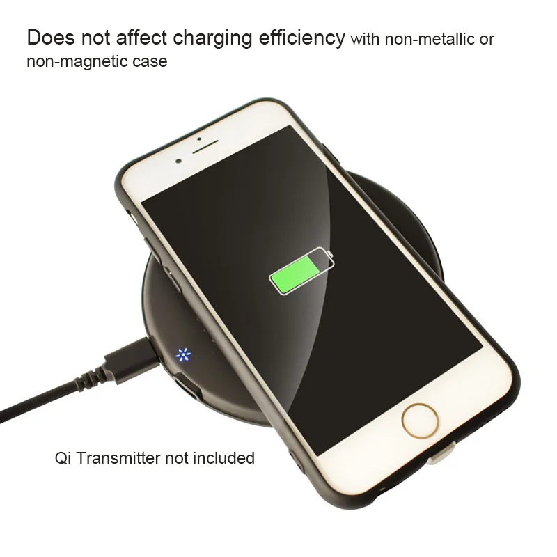 5w qi wireless charger receiver ti fast charging for lightning iphone 5 5s 5c se 6 6s 6plus 7 7plus micro usb type c phones free global shipping