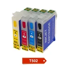 502 T502 многоразового CartridgeFor Epson XP-5100 XP-5105 WF-2865 WF-2860 картридж с чернилами для принтера для 502 картридж с чипом АРК