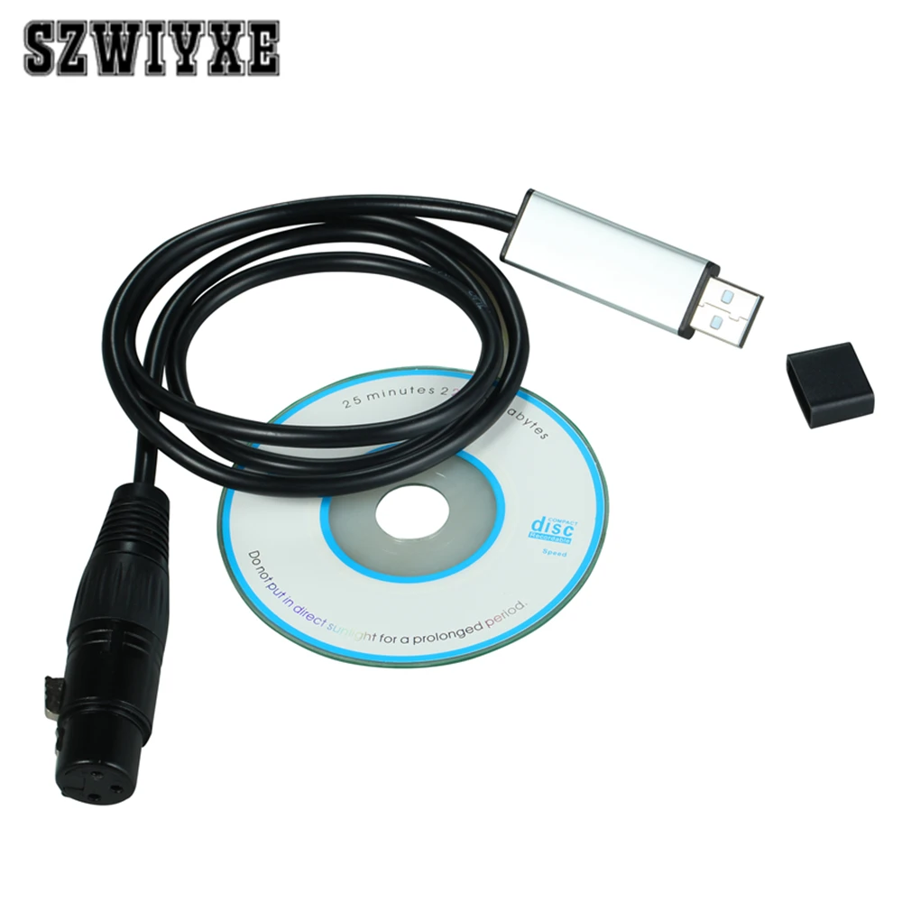 USB DMX интерфейсный адаптер LED DMX512 Студийный компьютер Контроллер сценического