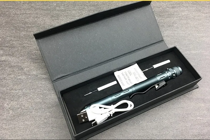 Новинка тактическая ручка для самообороны унисекс перезаряжасветодиодный