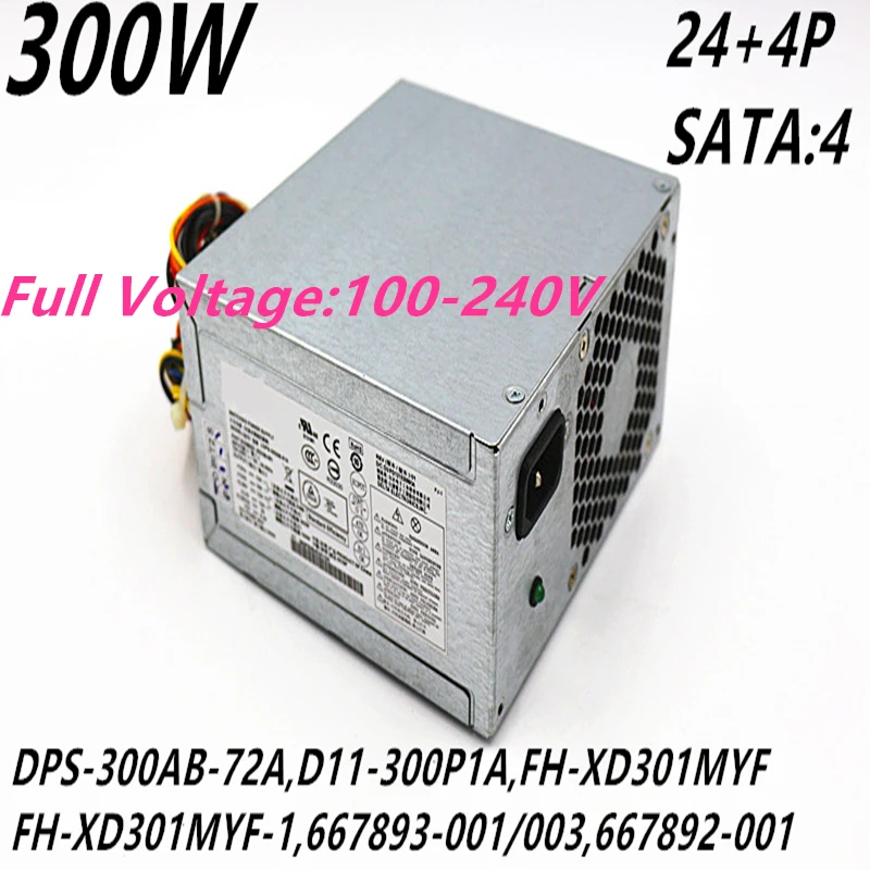 New Original PSU For HP 3330 3340 3380 300W Power Supply DPS-300AB-72A D11-300P1A PS-6301-8 FH-XD301MYF-1 D13-300P2A HP-D3006A0