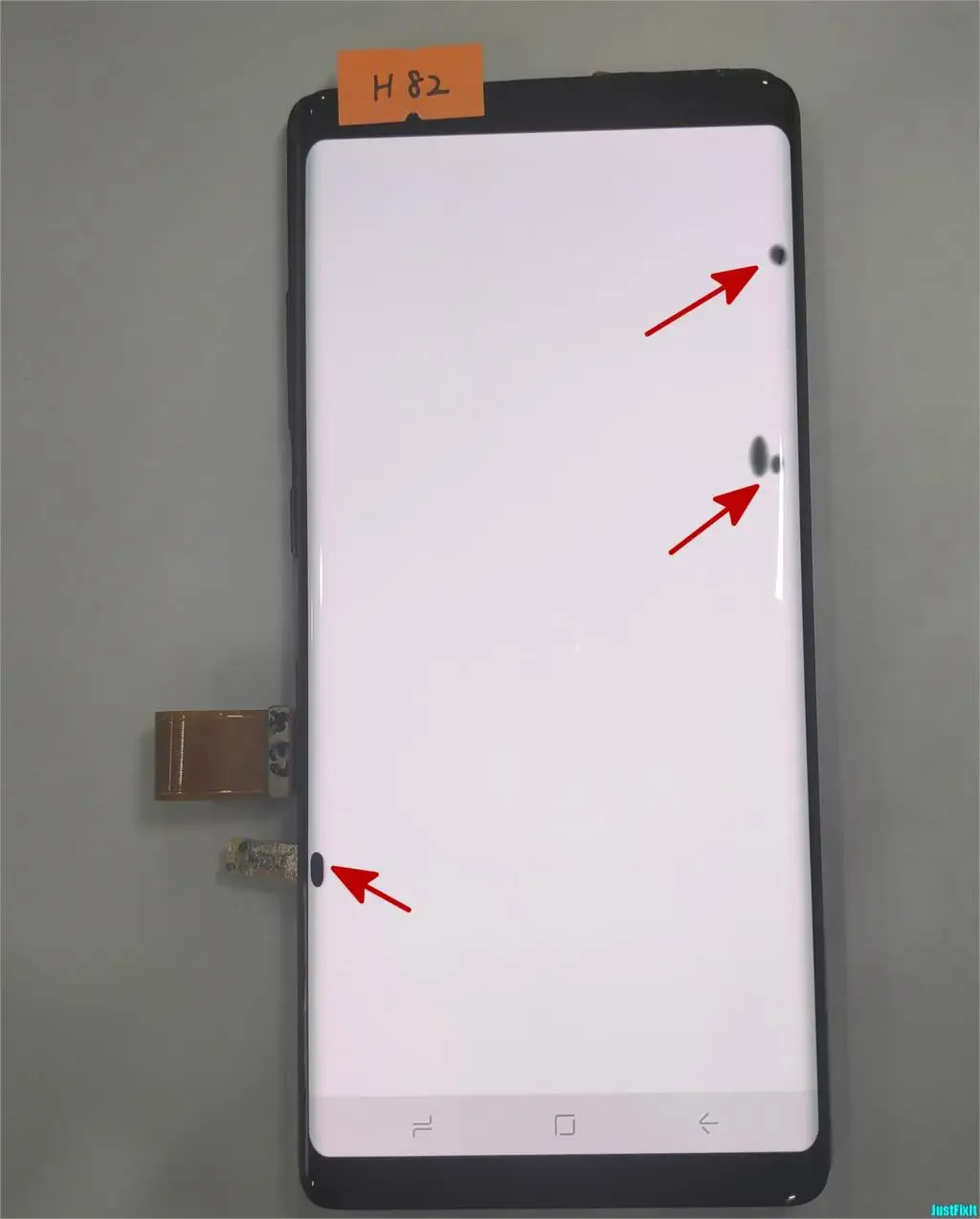 H82 Для samsung Galaxy Note 8 N9500 N950FD N950U дефект ЖК-дисплей кодирующий преобразователь сенсорного экрана в сборе 6," Super Amoled - Цвет: H82