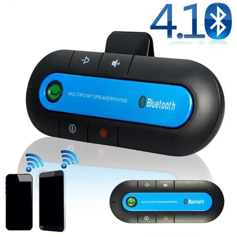 Перезаряжаемый Автомобильный Bluetooth беспроводной динамик телефон тонкий