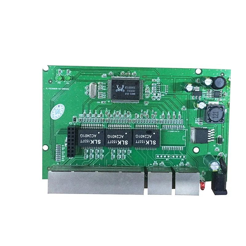 N45 CCTV активный 4 порта 10/100M PoE коммутатор Power Over Ethernet для системы POE IP-камеры Сетевые