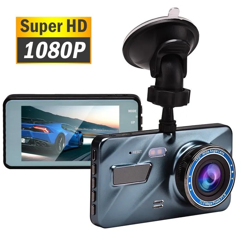 

J16 Car DVR Video Recorder Dash Camera 1080P Rear View Dual Lens 3.6 Full HD G Sensor Portable Cycle Recording Dash Cam Dashcam