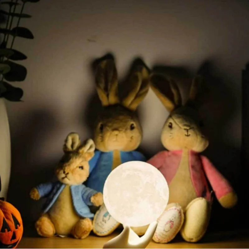 

LED Night Light 3D Moon Toy Lighting Home Decor Children Gift Projector Print Starry Lamp Bedroom Decoration Projection Lamp