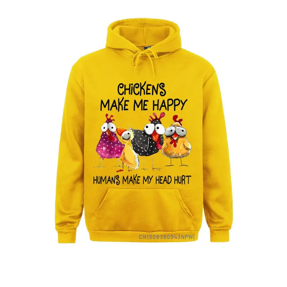 Свитшот мужской зимний цыплята делает меня счастливой | Мужская одежда