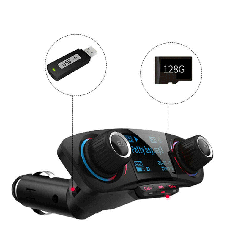 Bluetooth автомобильный fm-передатчик MP3-плеер Hands free радио комплект USB